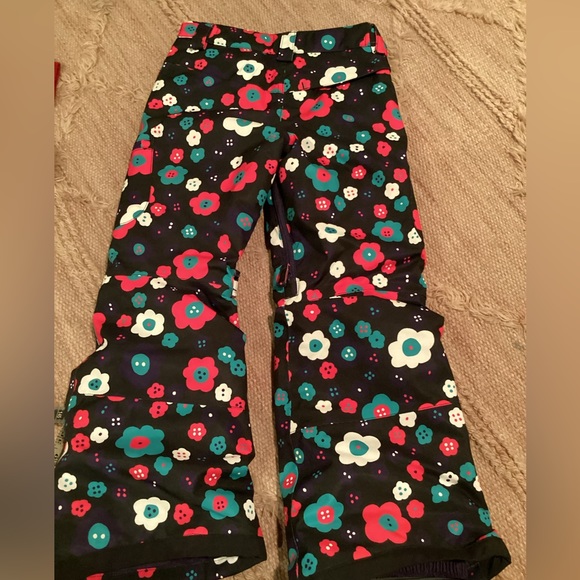NWOT BURTON GIRLS ELITE CARGO FLORAL DESIGN SNOW PANTS SZ. XS - Picture 10 of 13
